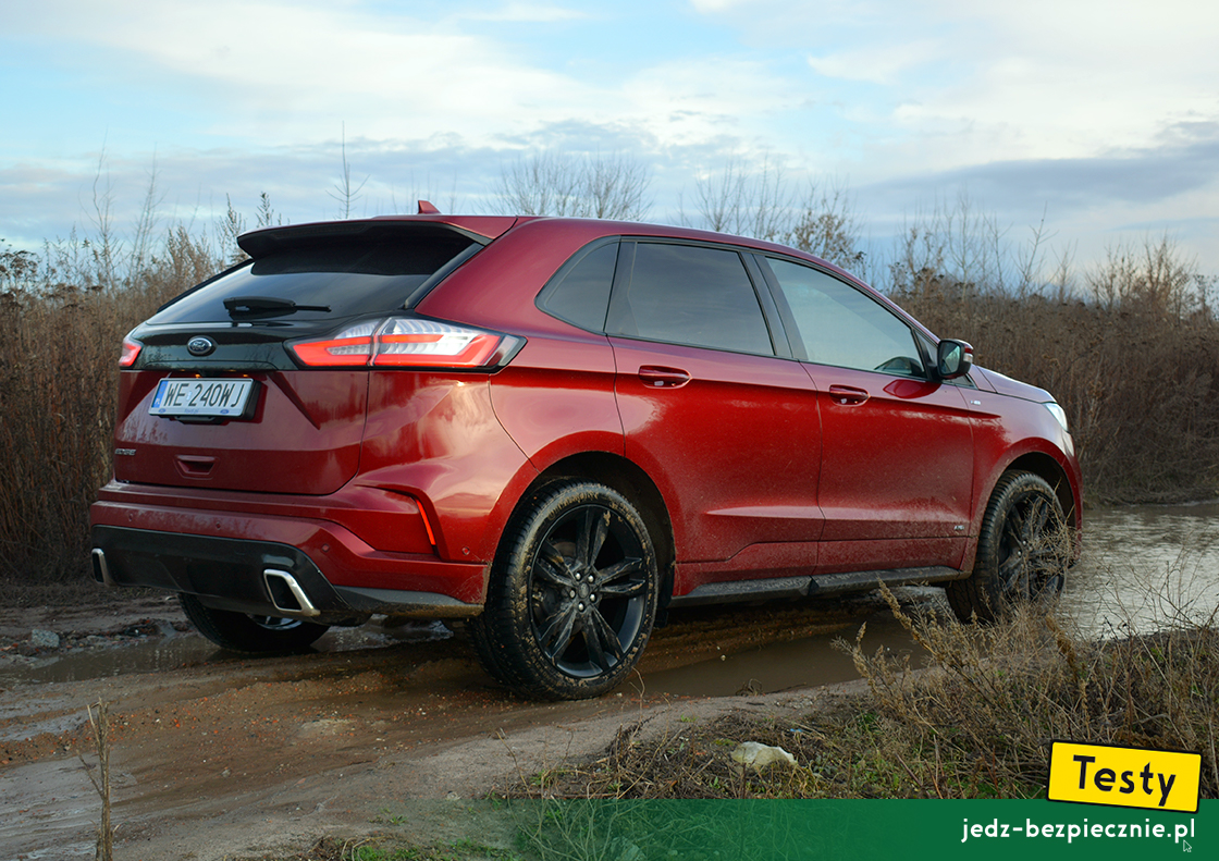 Testy - Ford Edge II facelifting - próby w terenie z Fordem Edge