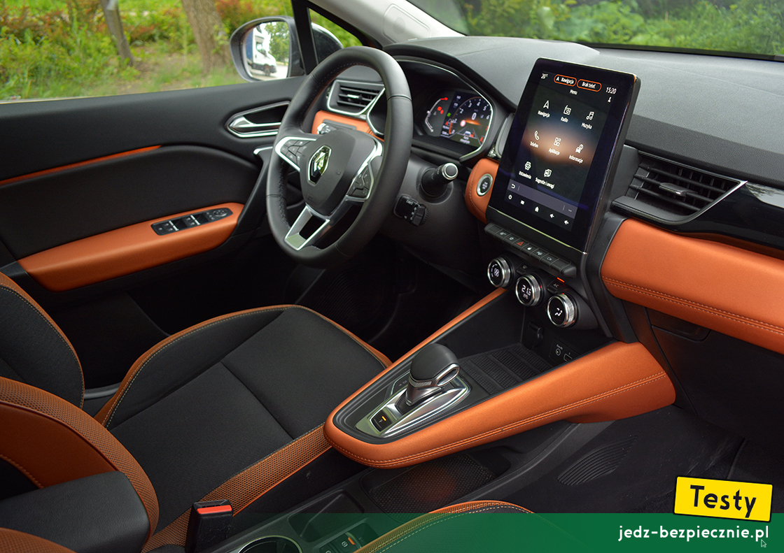 Testy - Renault Captur II - kokpit