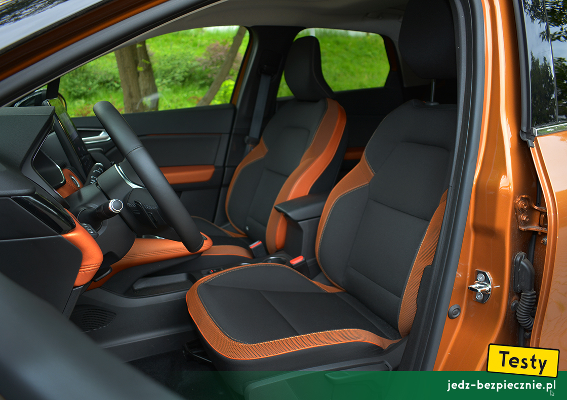 Testy - Renault Captur II - fotele