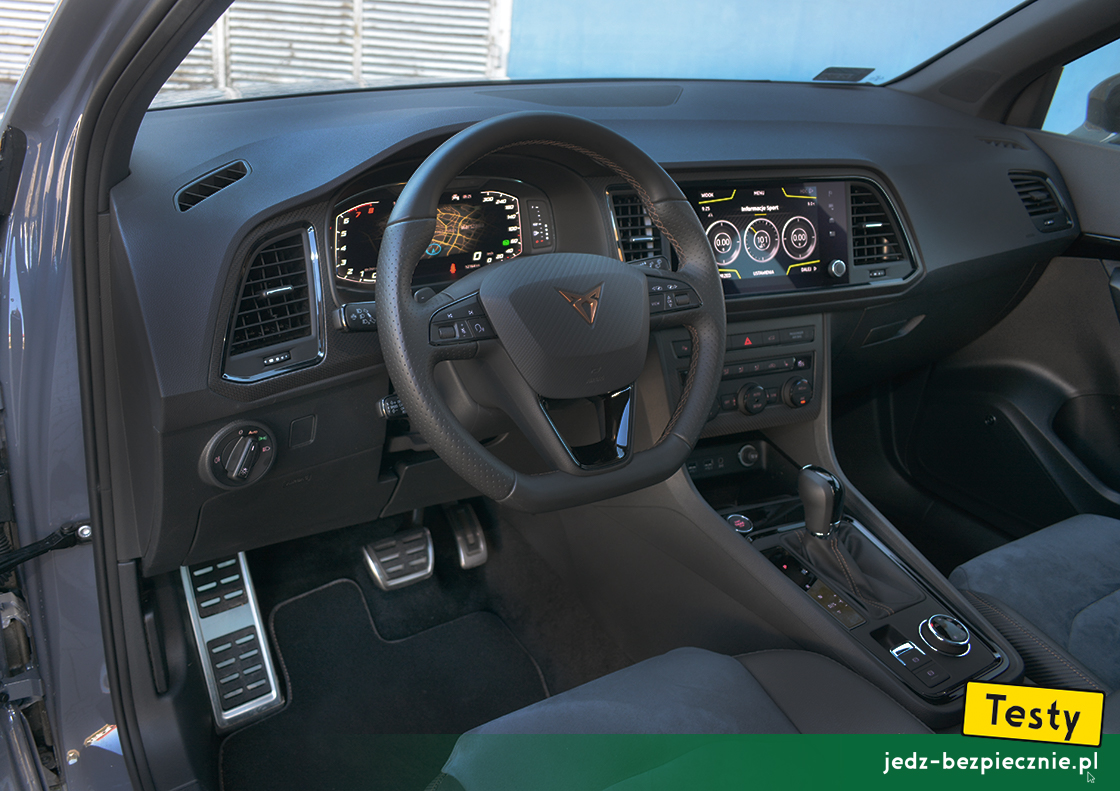 TESTY | Cupra Ateca Limited Edition | Pierwsze wrażenia - kokpit
