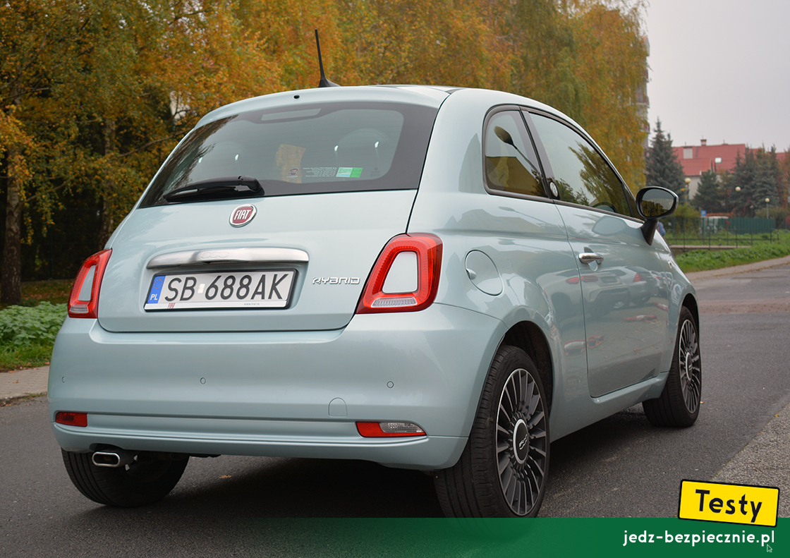 TESTY | Fiat 500 II Hybrid | Pierwsze wrażenia - tył auta