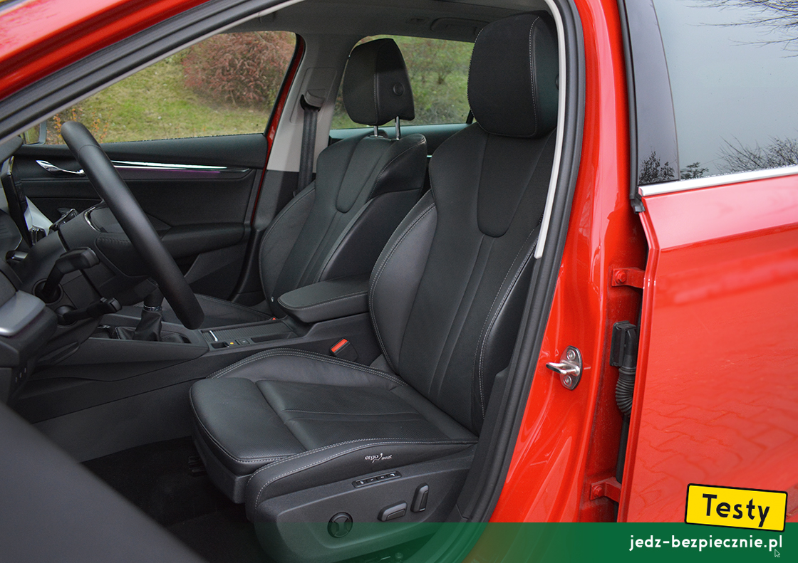 TESTY | Skoda Octavia IV kombi | Fotele Premium z wentylacją, masażem i pamięcią ustawień