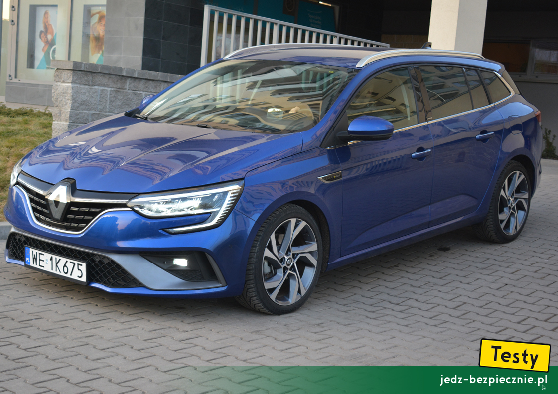 Testy - Renault Megane IV Grandtour FL Plug-in - przód samochodu w nadwoziu kombi