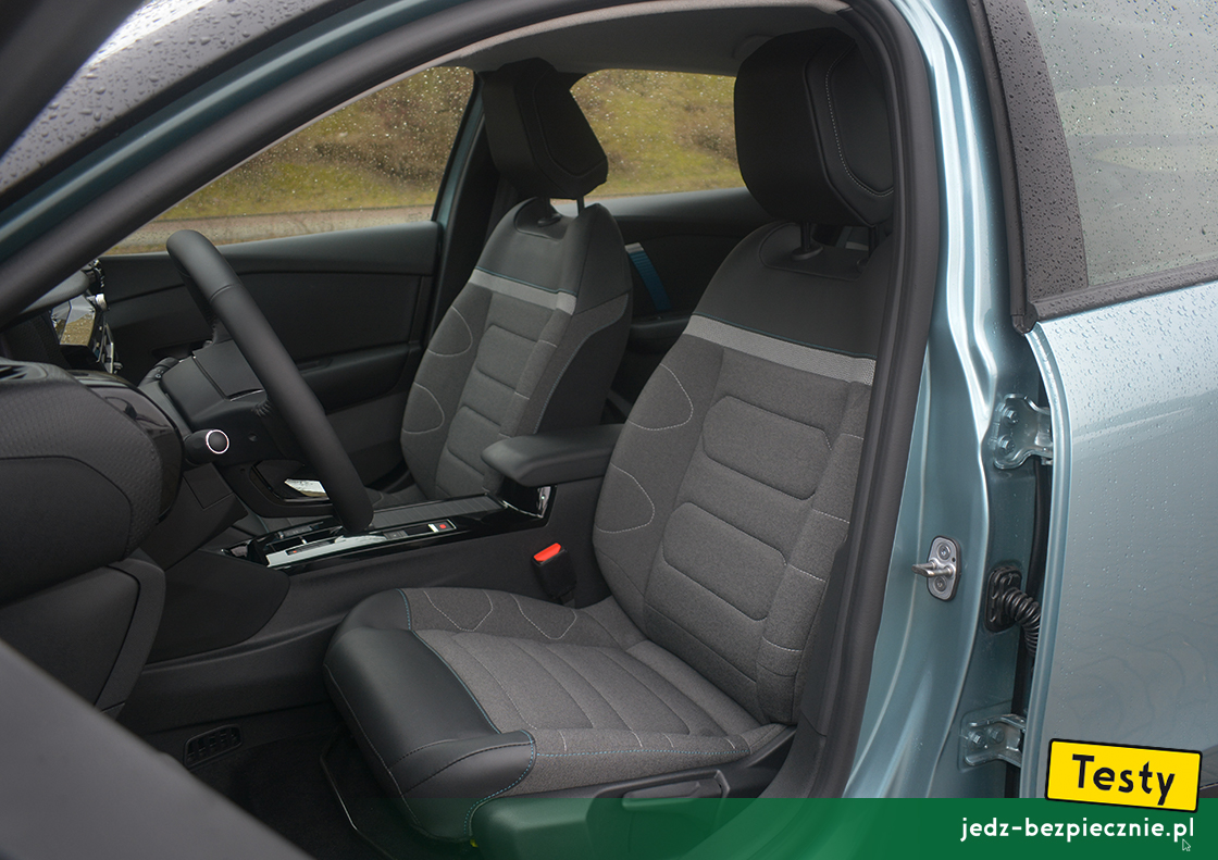 TESTY | Citroen e-C4 III - fotele Advanced Comfort
