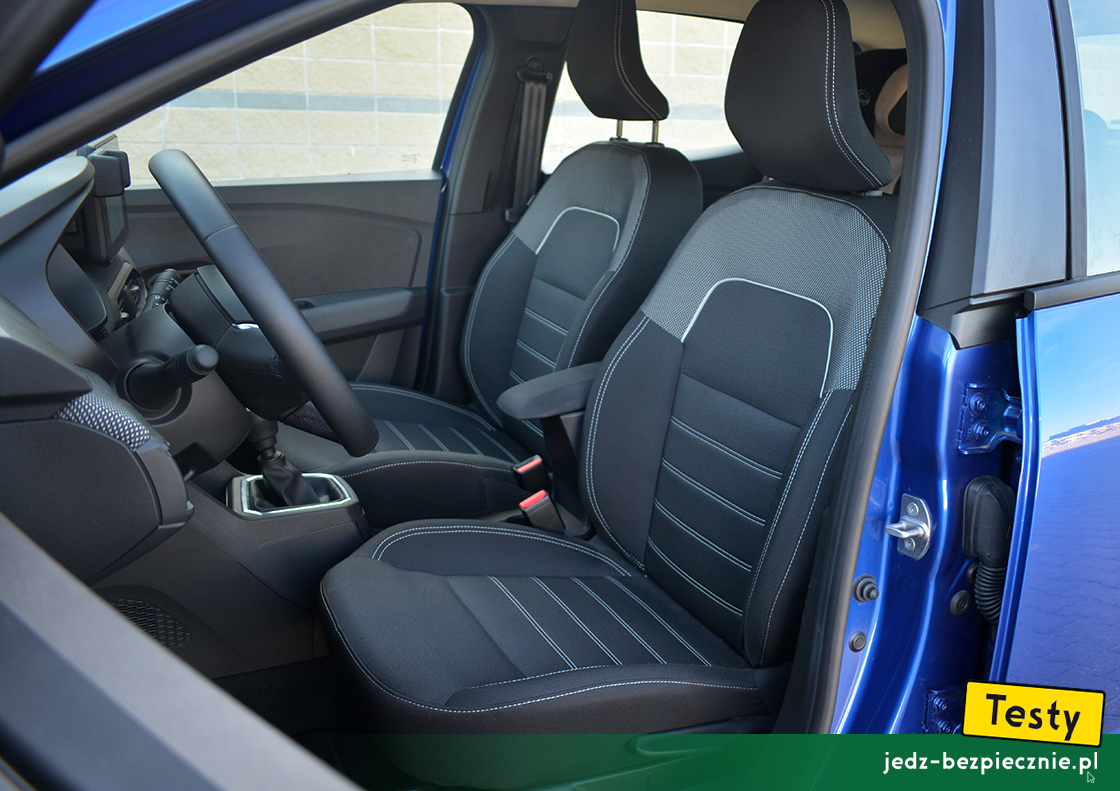 Testy - Dacia Sandero III - fotele