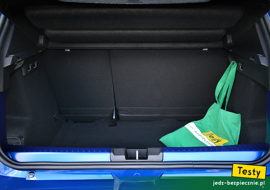 Testy - Dacia Sandero III - bagażnik wersji z napędem LPG