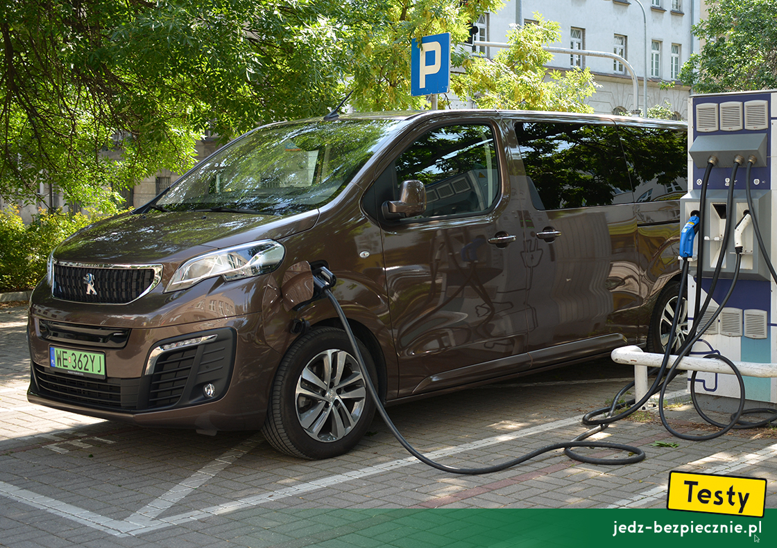 Testy - Peugeot e-Traveller - przód samochodu