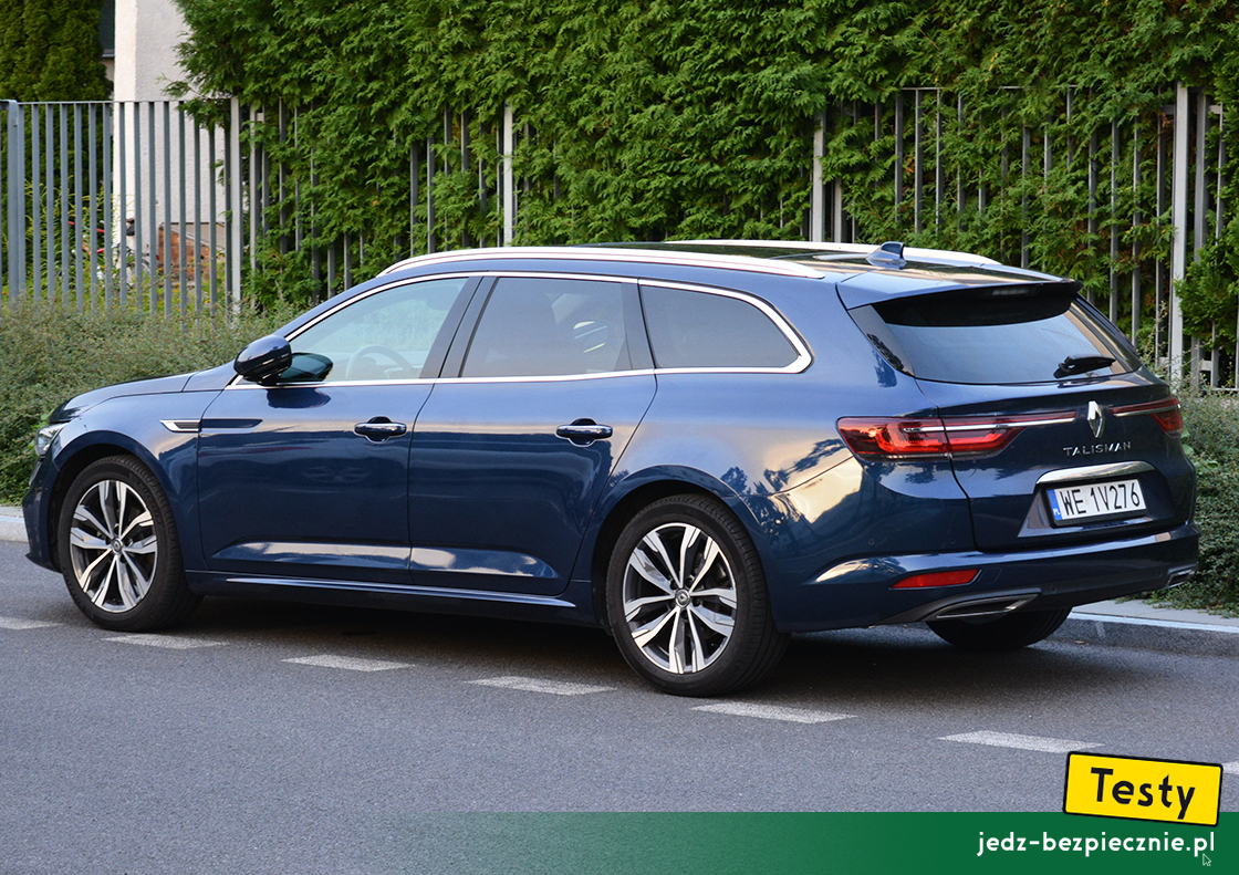 Testy - Renault Talisman Grandtour fl 2020 - tył nadwozia kombi