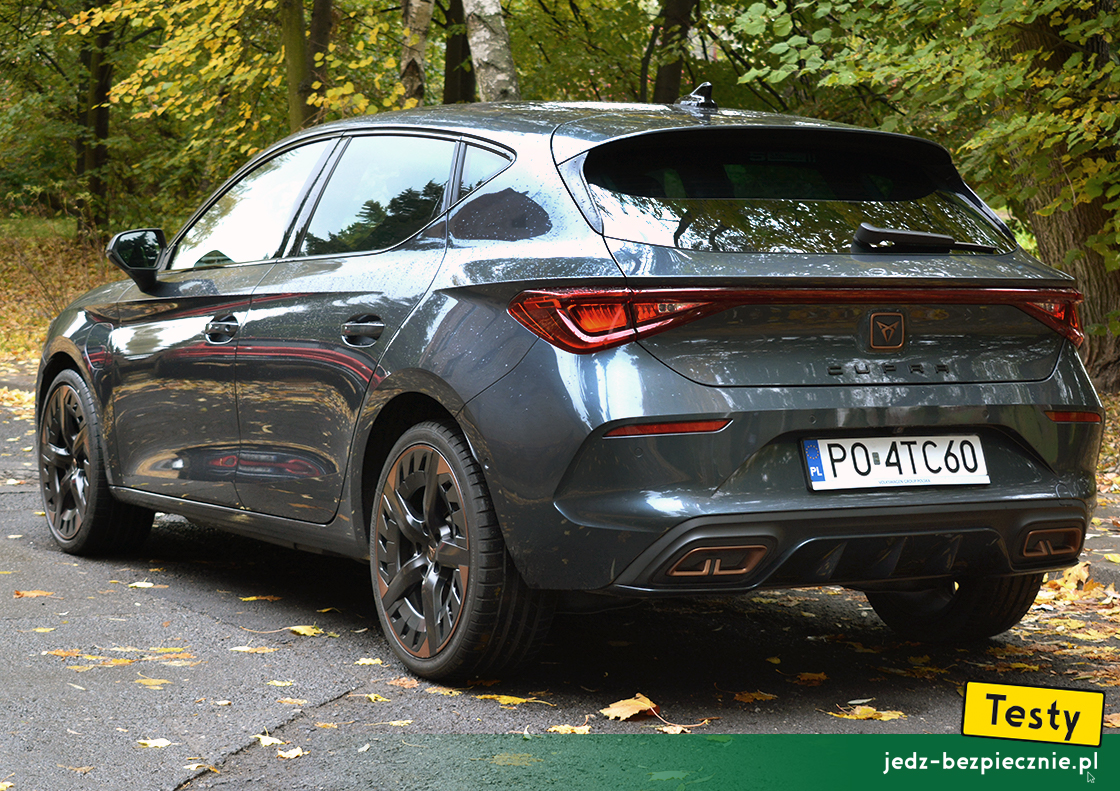Testy - Cupra Leon e-Hybrid hatchback - tył nadwozia hatchback