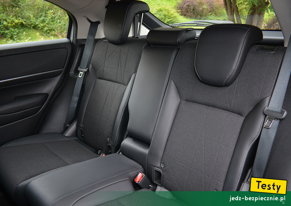 Testy - Honda HR-V e:HEV - kanapa z systemem Magic Seats