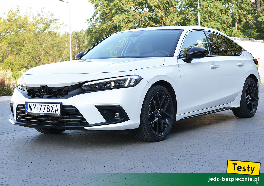 Testy - Honda Civic XI e:HEV - przód 11. generacji w nadwoziu hatchback i wersji wyposażenia Advance