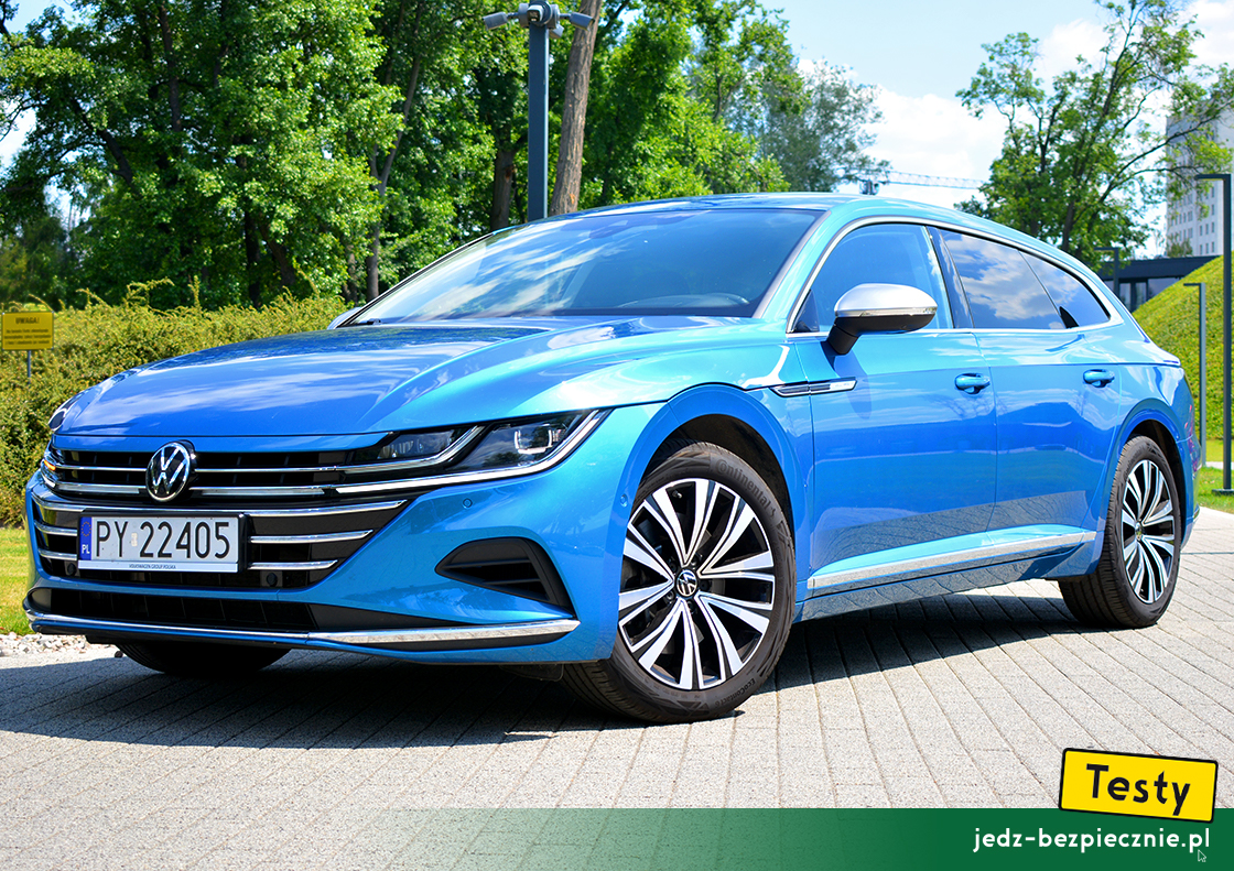 Testy - Volkswagen Arteon Shooting Brake - przód auta w nietypowej odmianie kombi