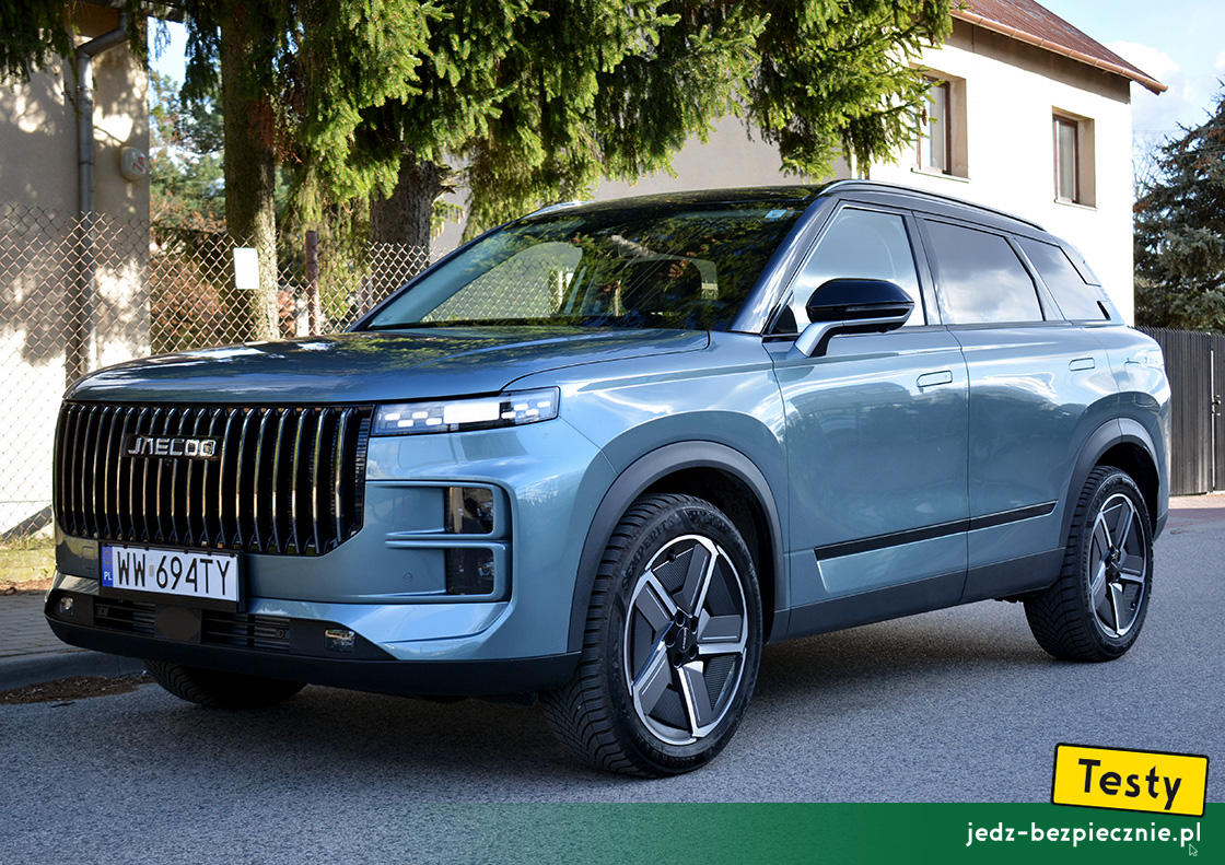 TESTY | Jaecoo 7 | przód auta w wersji Offroad z napędem na wszystkie koła
