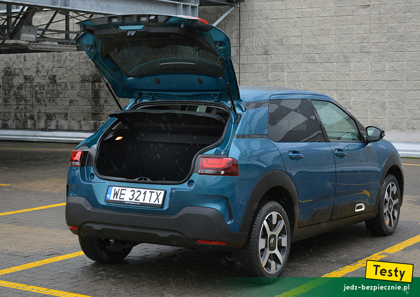 TESTY | Citroen C4 Cactus - tył samochodu, podsumowanie testu, zalety, wady