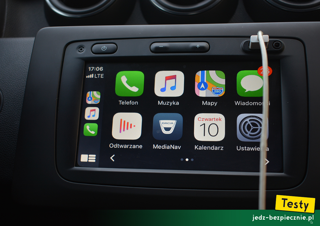 Testy - Dacia Duster II 2WD - plusy i minusy - Media Nav Evolution