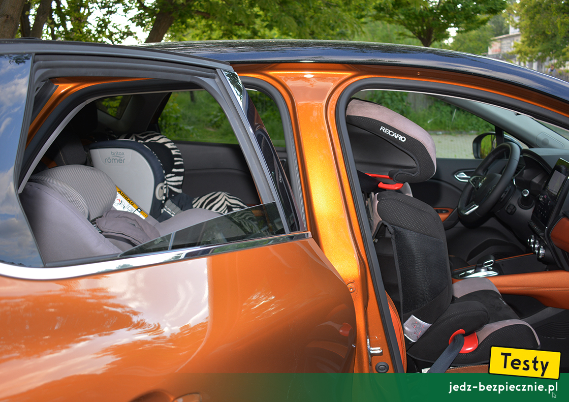 Testy - Renault Captur II - Trzy pary Isofix