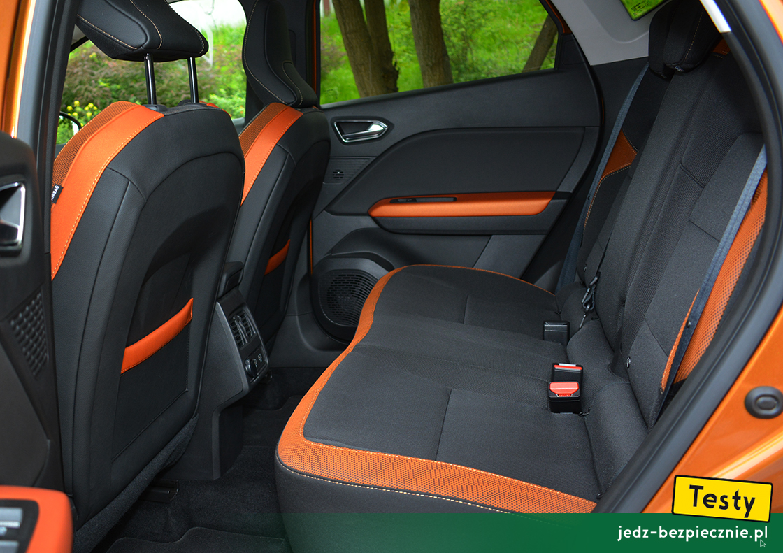 Testy - Renault Captur II - Przesuwana kanapa