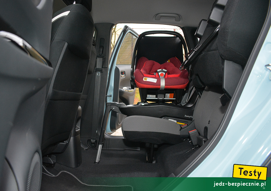 Testy - Honda Jazz Crosstar - przestrzeń wokół pasażerów tylnej kanapy