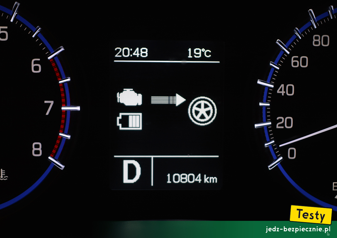 Testy - Suzuki SX4 S-Cross fl mild-hybrid - cyfrowy wyświetlacz na desce rozdzielczej