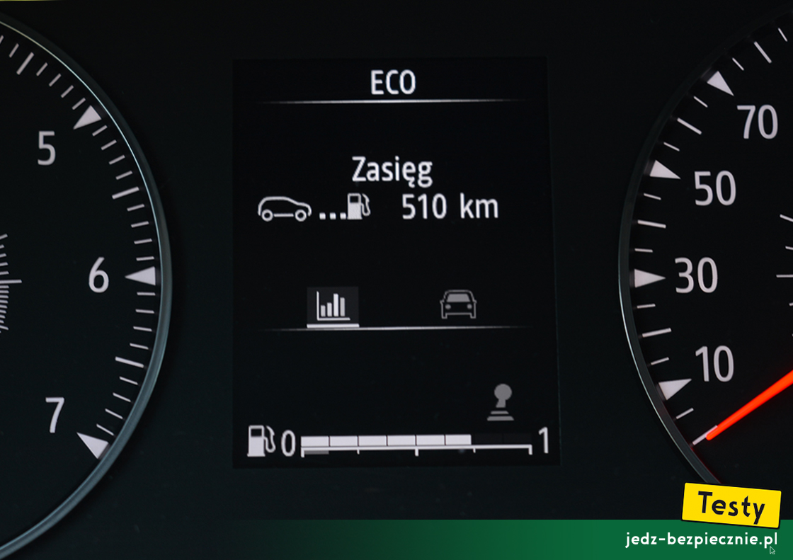TESTY | Dacia Logan III - pozostały zasięg silnika benzynowego