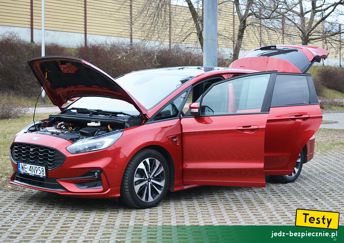 Testy - Ford S-Max hybrid 7-osobowy - plusy i minusy testu