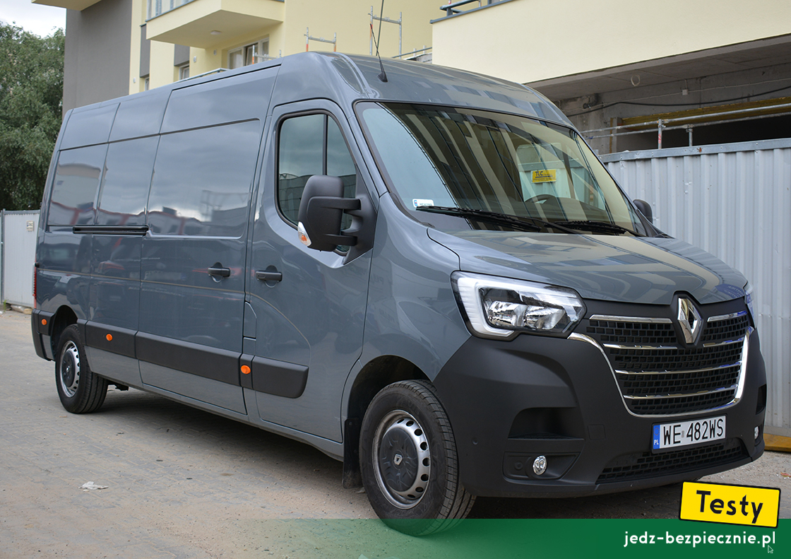 Testy - Renault Master III facelifting L3H2 furgon FWD - przód samochodu | Jedź Bezpiecznie