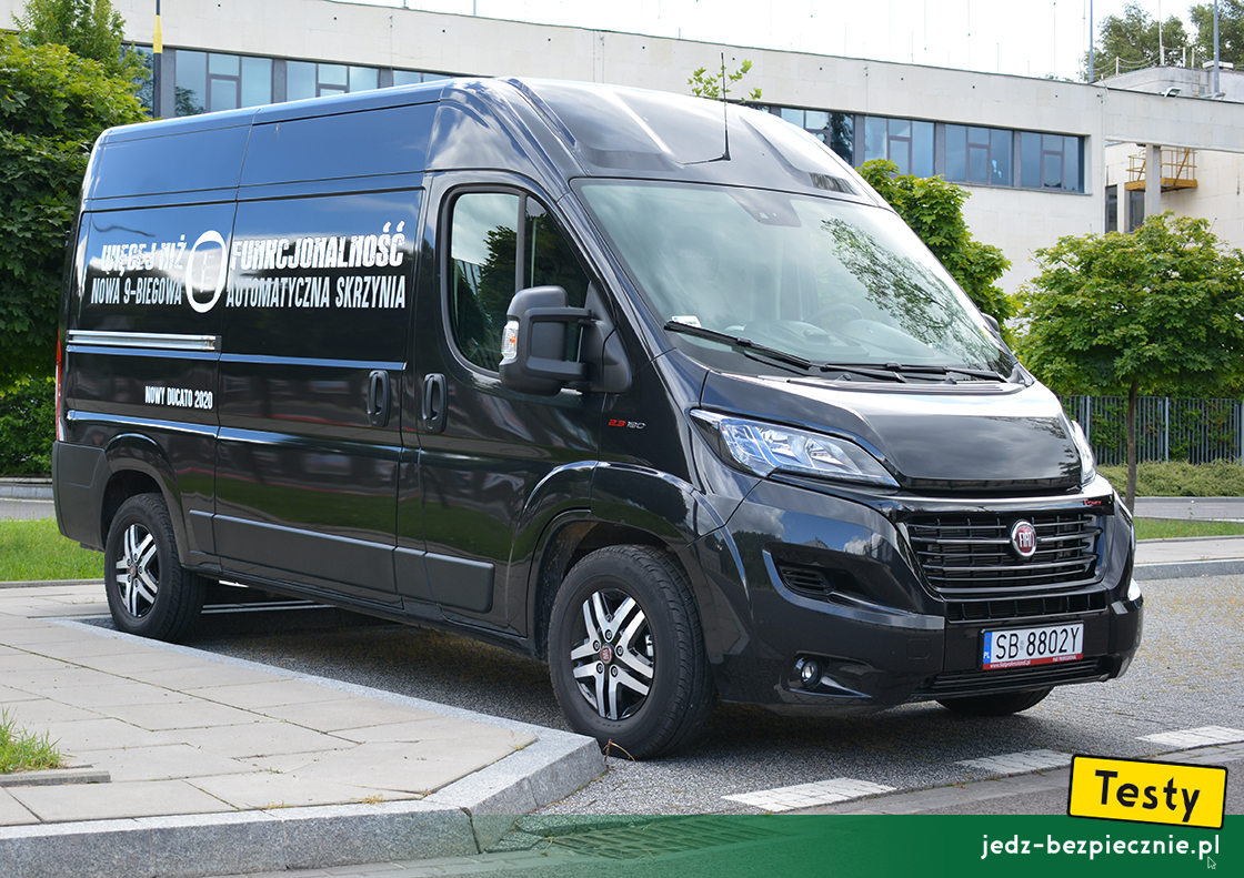 Testy - Fiat Ducato III facelifting L2H2 furgon - przód samochodu | Jedź Bezpiecznie
