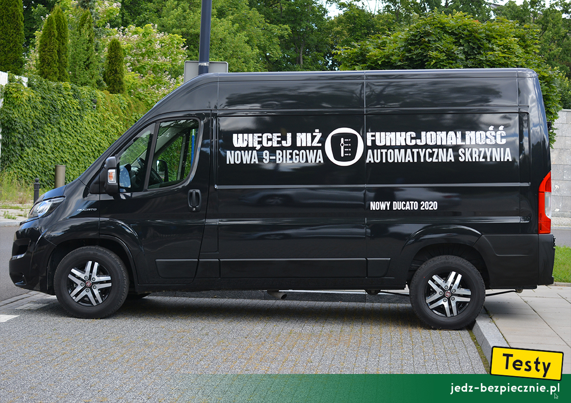 Testy - Fiat Ducato III facelifting L2H2 furgon - bok wersji furgon L2H2 | Jedź Bezpiecznie