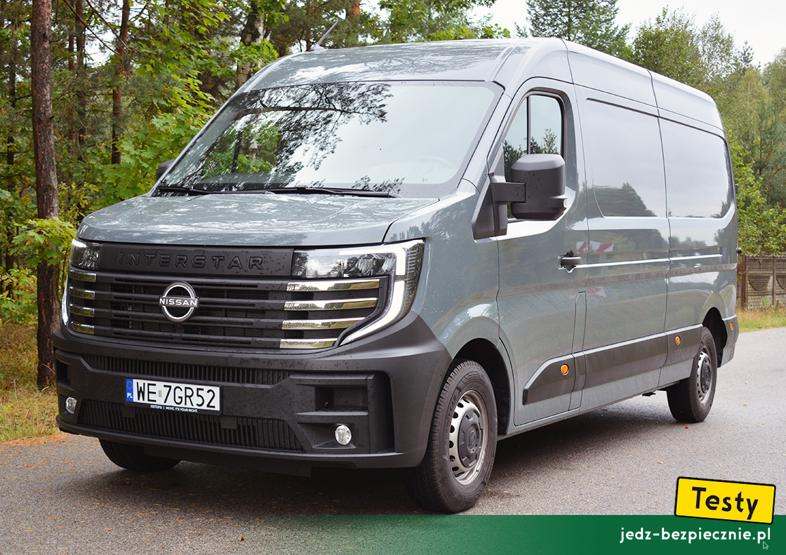 TESTY | Nissan Interstar III L3H2 furgon | Auto o maksymalnej długości i średniej wysokości nadwozia w kolorze szarym | Jedź Bezpiecznie