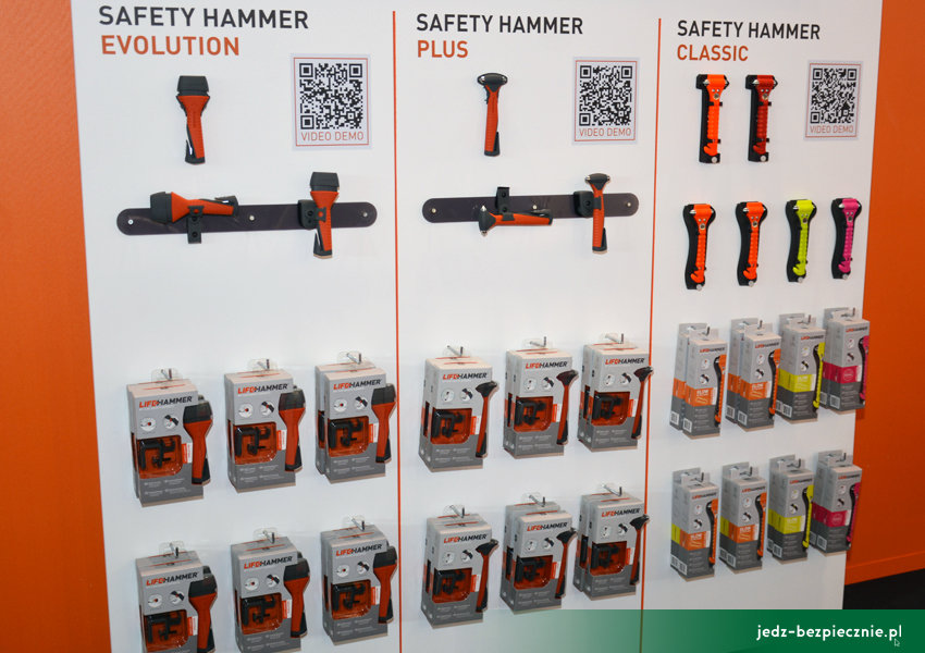 WYDARZENIA | Automechanika 2016 | Nóż do przecinania pasów bezpieczeństwa i młotek do wybicia szyby
