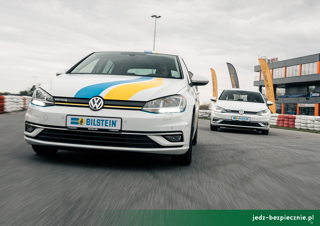 Wydarzenia | Jazdy porównawcze Volkswagen Golf amortyzatory fabryczne i BILSTEIN B6 | Jedź Bezpiecznie