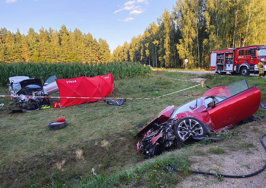 Wypadki drogowe - wstępne podsumowanie sierpnia 2023, zabici, ranni, nietrzeźwi